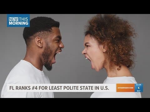 Florida 4th least polite state in U.S., new survey says