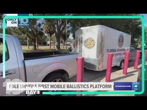 FDLE's new mobile ballistics platform aims to drastically speed up evidence processing time