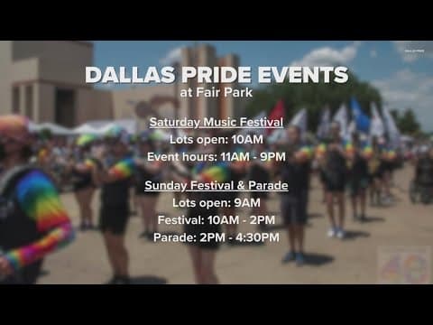 Dallas Pride starts this weekend