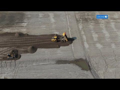 Drone 10: Construction progress on Intel site