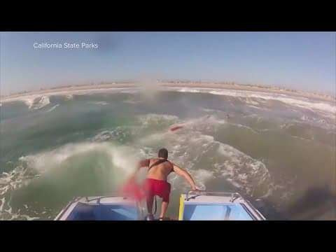 Several people rescued from rip currents in Galveston