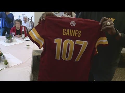 DC native celebrates her 107th birthday with a special surprise from the Commanders