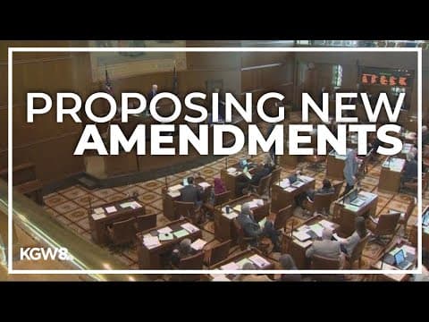 Oregon lawmakers proposing new amendments to state constitution