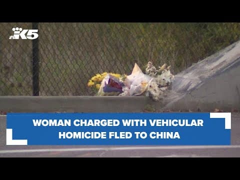 Woman charged with vehicular homicide for Bellevue deadly crash fled to China