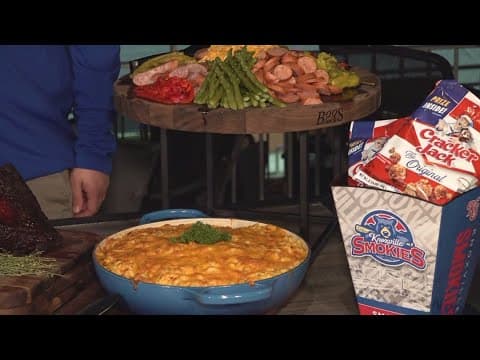 Here's a look at some of the food you can grab at the Smokies home opener today