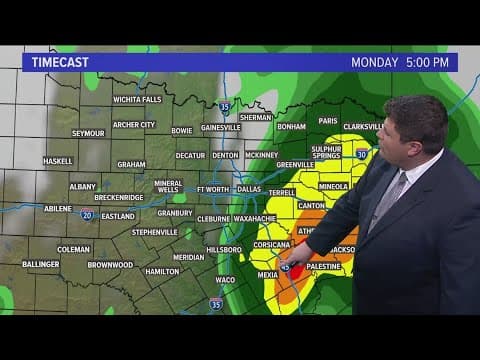 DFW Weather: Rain chances expected early next week as Beryl comes to Texas