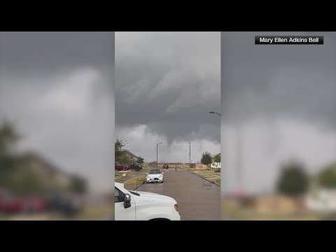 Tornadoes rip through south east Texas, destroying buildings