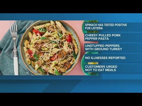 Hello Fresh meals with spinach test positive for listeria, USDA warns