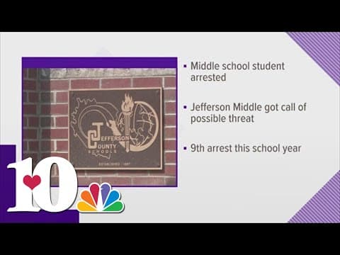 JCSO: Student charged for school threat, ninth arrest this school year for threats in Jefferson Co.