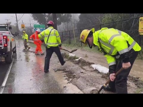 Southern California pounded by heavy rain, mudslides
