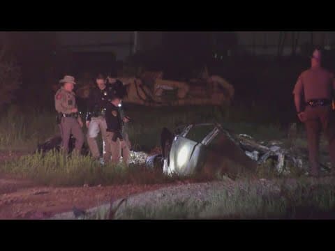 Driver dies after Tesla Cybertruck slams into culvert, bursts into flames in Baytown area, DPS says