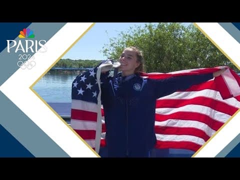 Seattle's Nevin Harrison on her silver medal finish in canoe sprint