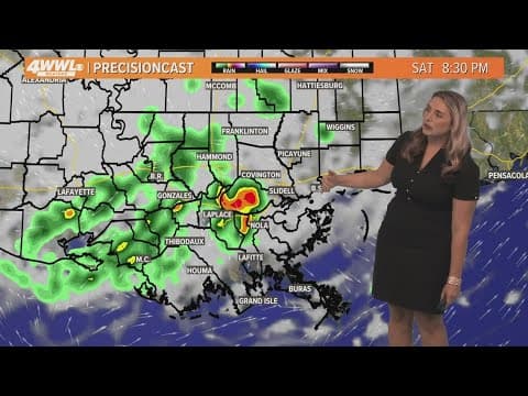 New Orleans Weather: Muggy and hot with passing rain and storms this weekend
