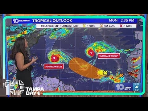 Tracking the Tropics: Hurricanes Lee and Margot — and everything else in the tropics