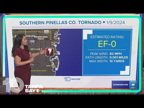 Tampa Bay weather: Local region to see minimal aftermath effects of severe storms (11 p.m. Tuesday u