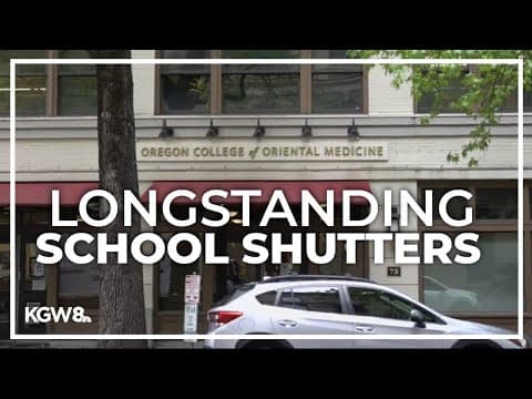 Acupuncture school in Portland’s Old Town blames crime for closure