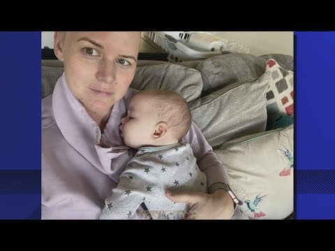 Woman shares story of discovering breast cancer after what she thought was a breastfeeding problem