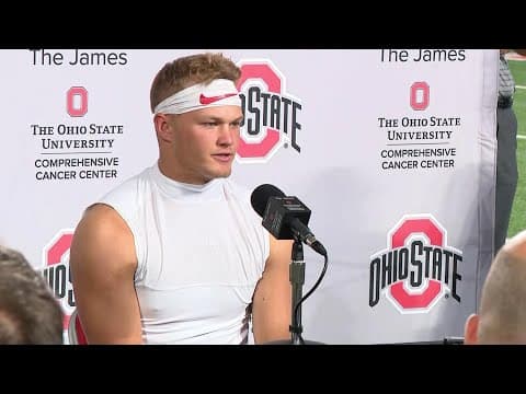 Ohio State press conference | Quarterback Lincoln Kienholz