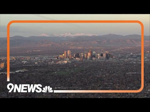 A beautiful bird's-eye view of Denver, the Mile High City
