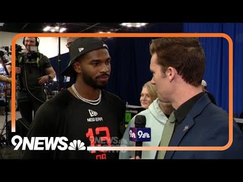 9NEWS speaks with Shedeur Sanders at NFL Combine