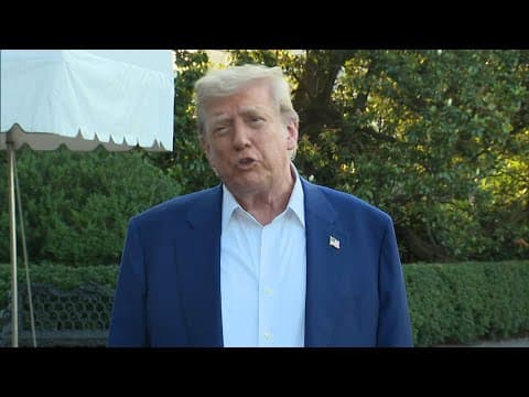 President Trump speaks after Iran-Israel ceasefire apparently broken: 'These guys gotta calm down'