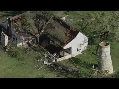 Families begin cleaning up after tornadoes hit North Texas