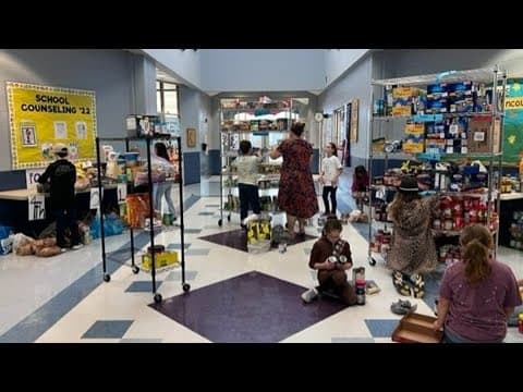 Hocking County deputy, elementary teacher team up to feed families in need for Thanksgiving