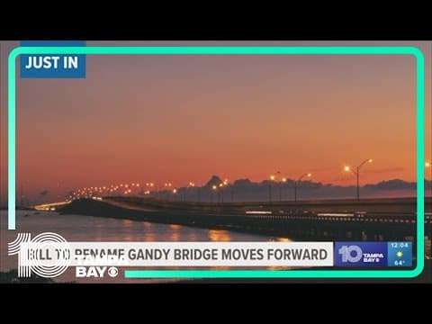 Bill to rename Gandy Bridge after local fallen servicemember moves forward