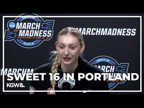 March Madness Sweet 16 preview at Portland's Moda Center