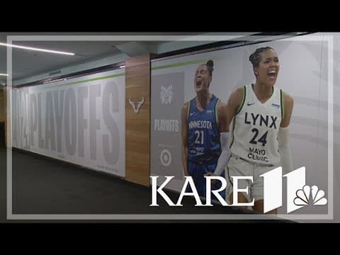 Fans showing support for Lynx ahead of Game 5