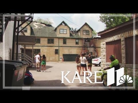 Three-alarm fire in Dinkytown causes roof collapse