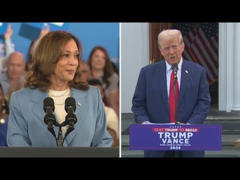 Former President Trump, Vice President Kamala Harris continue campaigning in battleground states