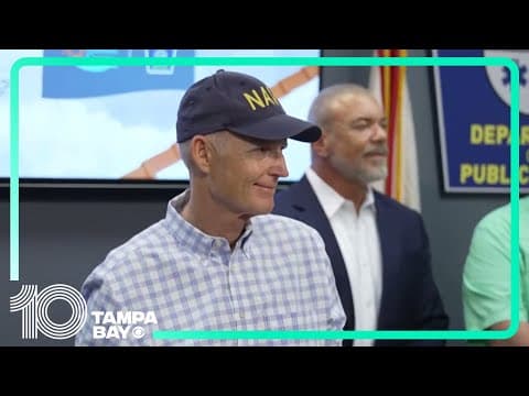 Sen. Rick Scott and Manatee County officials give update on hurricane recovery efforts