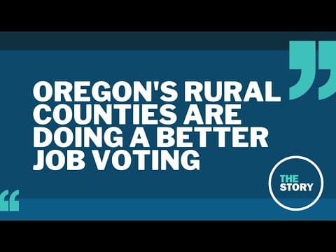 Oregon’s rural counties have returned a higher share of ballots than more urban ones