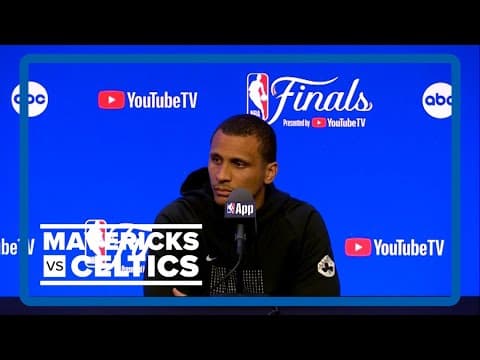 Joe Mazzulla NBA Finals Game 1 post-game press conference