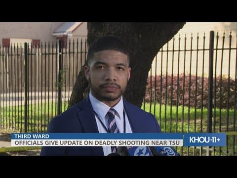 Officials give update on deadly shooting in Houston's Third Ward