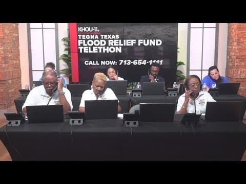 Texas Flood Relief Telethon underway until 7 p.m.