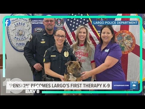 Largo police welcomes their first therapy dog