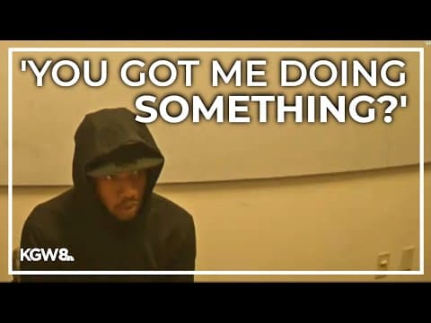 Video shows police interviewing suspected Vancouver Mall shooter after arrest