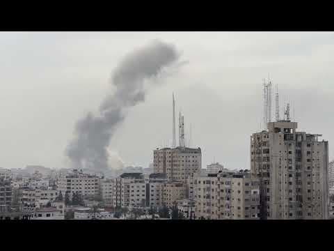 Destruction in Gaza Strip after intense Israeli bombardment