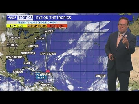 Tropical update: Long-range suggests possible Gulf development