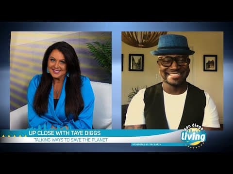 Up Close with Actor Taye Diggs | Talking Simple Ways to Help Save the Planet