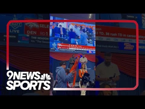 Bo Nix picked by Denver: Broncos watch party reacts to 12th pick in 2024 NFL Draft