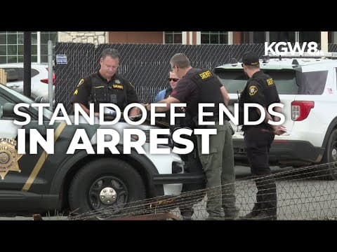 Man arrested after 7-hour standoff near Hillsboro