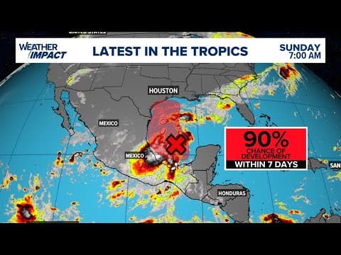 Tropical update: Wave in southern Gulf up to 90% chance for development