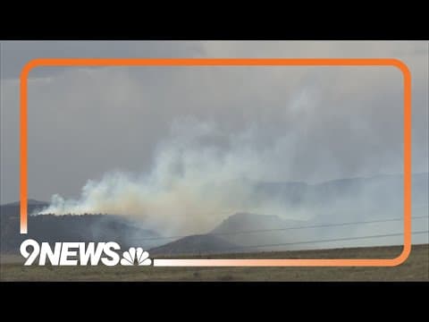 Fires burn on Fort Carson and near school in Hugo