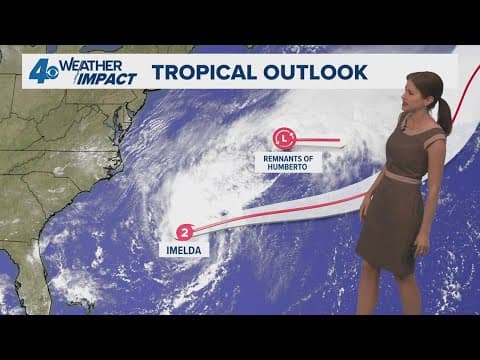 Wednesday Noon Tropical Update: Hurricane Imelda approaches Bermuda