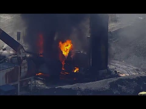 Neighbors concerned after Rockville quarry fire that burned for seven hours