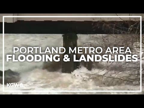 Road closures and flooding impact across the Portland metro area