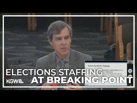 Oregon’s county clerks warn elections staff are at a breaking point